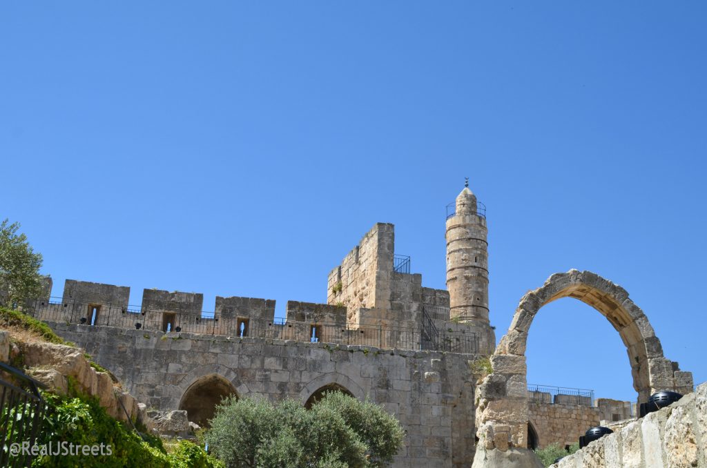 tower of David on Jerusalem Day