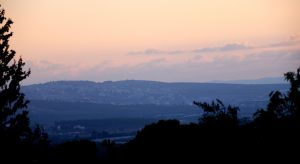 Sunset view of Galilee