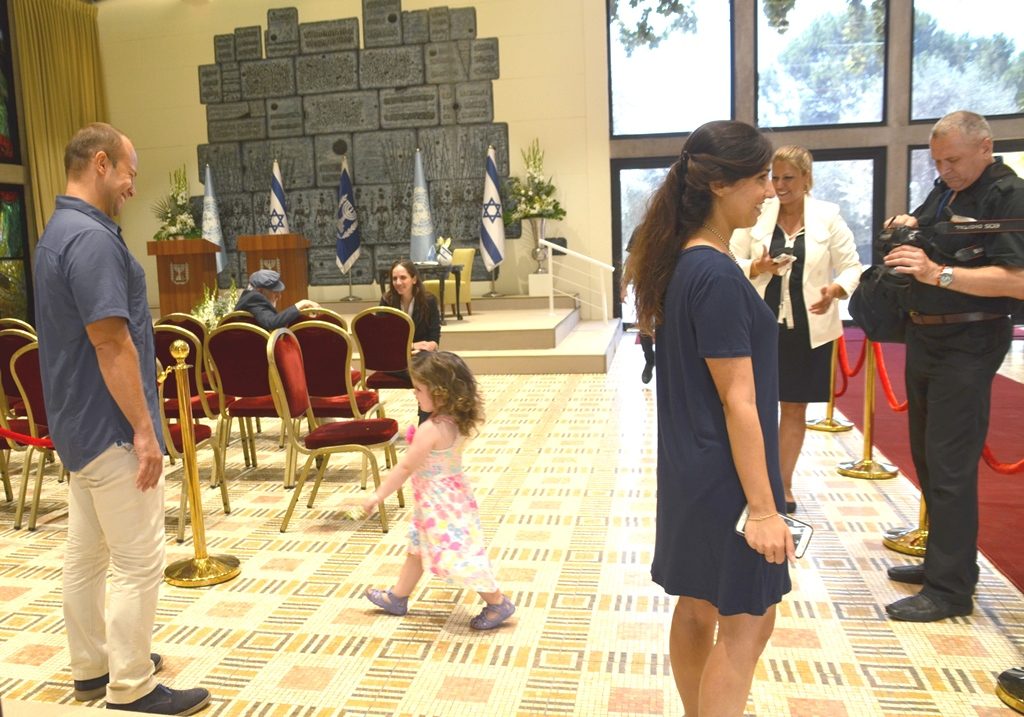 Summer in Israel & parents take children to work, even at President's house