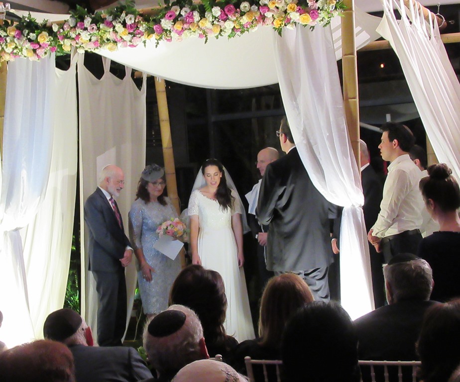 Jewish wedding ceremony