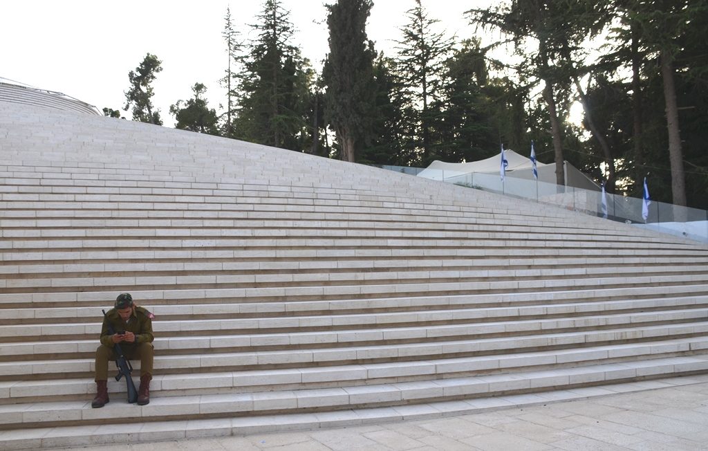 Military memorial in Jerusalem Israel cemetery Har Herzl