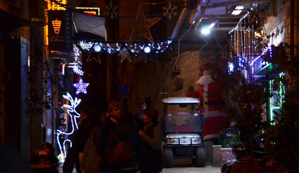 Jerusalem Israel Christmas decorations 