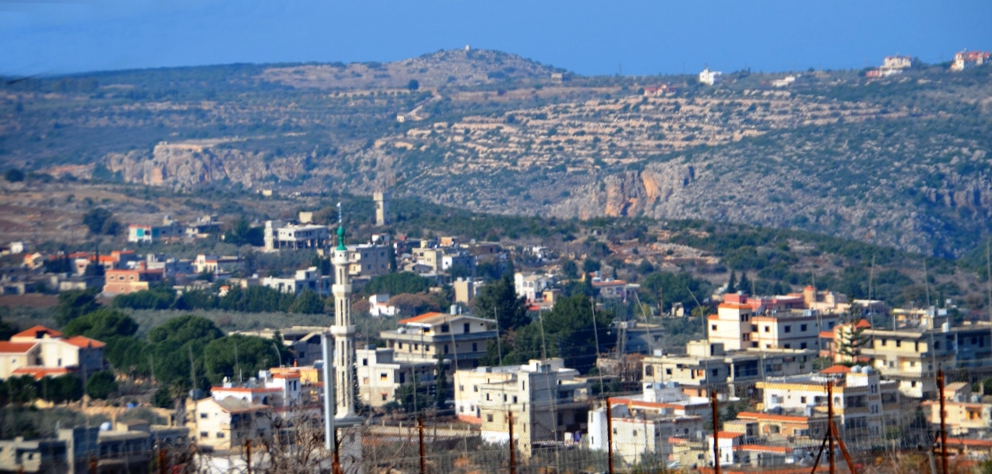 Lebanese village near Israel border
