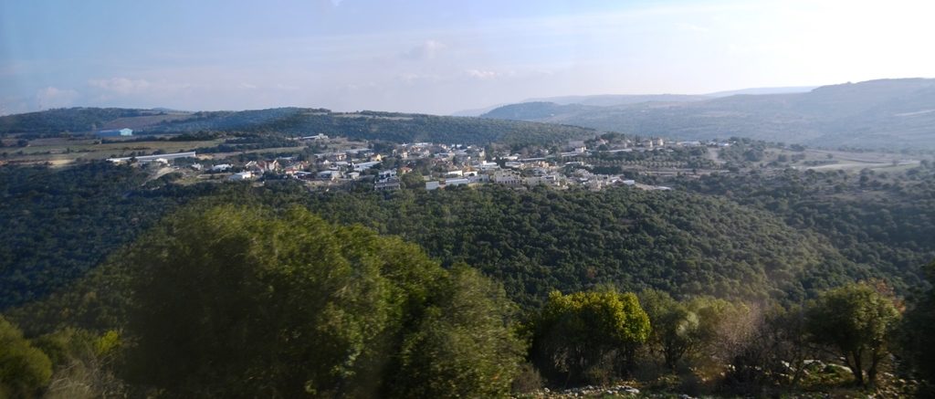Northern Galilee view in Israel 