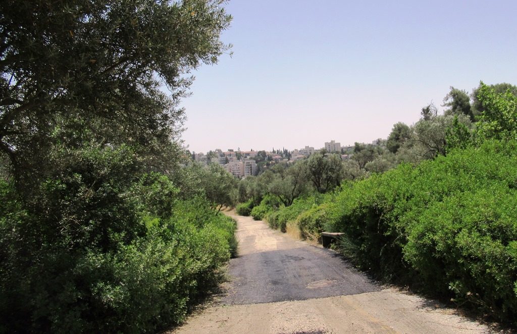 Jerusalem Israel park path fixed