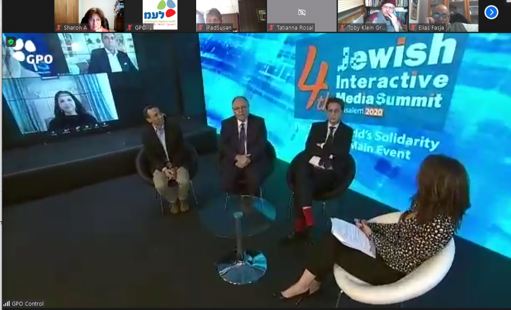 GPO Jewish Media Summit Zoom panel