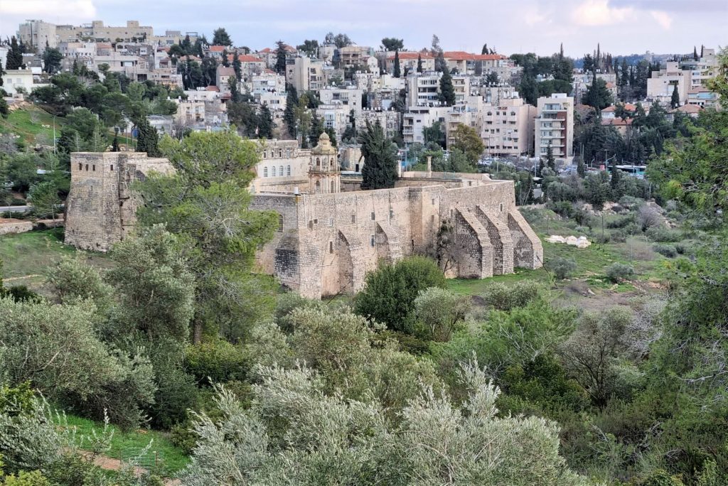 Monastery in Valley of the Cross in Jerusalem