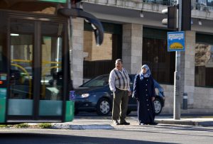 Arab man and woman in Israel