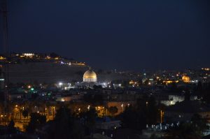 Jerusalem Israel night view Old City