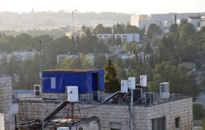 sukkah on roof top Jerusalem Israel